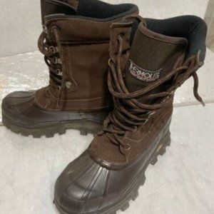 LaCrosse Thermolite Insulated Leather Winter Boots Women's Size 6 Brown 11” tall